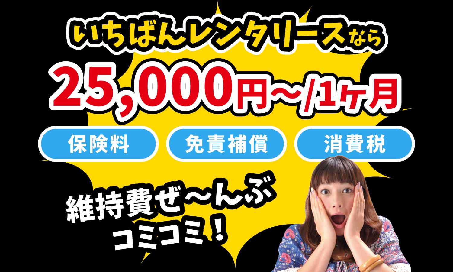 維持費ぜんぶコミコミ